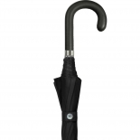 Eberhard Göbel Herrenschirm Edelpolyester Elchleder schwarz