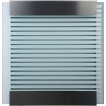Keilbach Briefkasten glass white-stripes