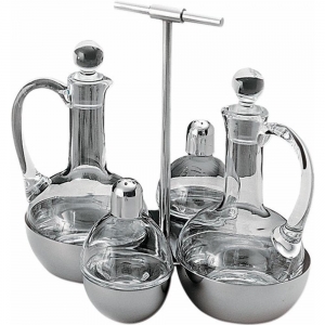 Alessi Menage - Öl, Essig und Salz, Pfeffer 