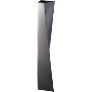 Alessi Vase Crevasse in schwarz Zaha Hadid 