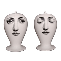 Bitossi Fornasetti Maxi Vase Buongiorno Buonanotte 