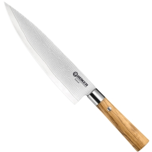Böker Kochmesser Damast Olivenholz 