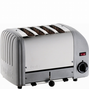 Dualit Toaster Vario 4-Scheiben - silber metallic 