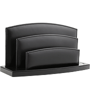 El Casco Briefst€nder - Leder schwarz 