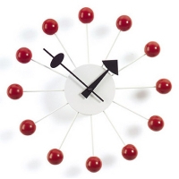 Vitra Wanduhr Ball Clock - rot 