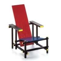 Vitra Miniatur Stuhl Rot Blau - Rietveld 
