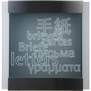 Keilbach Briefkasten glass letters 