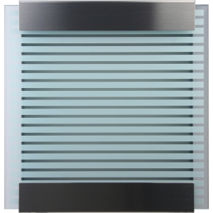 Keilbach Briefkasten glass white-stripes 