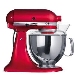 Kitchenaid Artisan Küchenmaschine in  rot liebesapfel