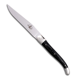 6 Stück Forge de Laguiole Tafelmesser Stamina - Inox Stamina schwarz