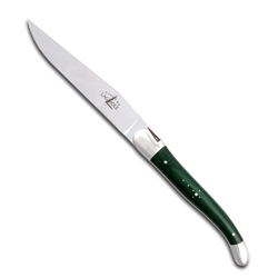 6 Stück Forge de Laguiole Tafelmesser Stamina - Inox Stamina grün