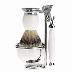 Mühle Rasier-Set 4-tlg. Porzellan  für Mach3 von Gilette