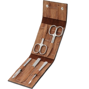 Niegeloh Maniküre Set Gallux braun 5-teilig 