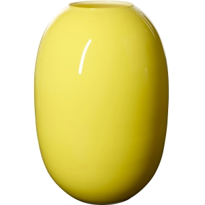 Piet Hein Vase Super Opal Glas 50 cm - gelb 