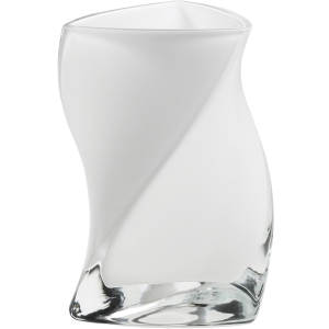 Piet Hein Vase Twister Opal Glas weiß 24 cm 