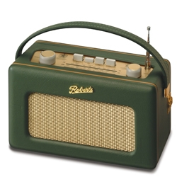 Roberts Radio Revival 250 Leder racing grün