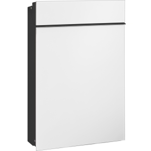 Serafini Briefkasten Flat Glas - weiß 