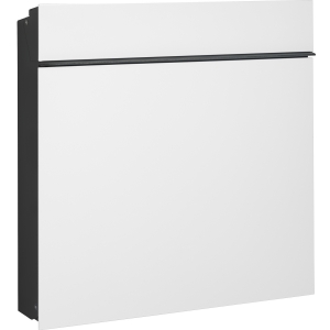 Serafini Briefkasten Flat Wide Glas - weiß 