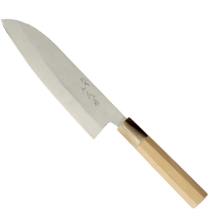 Shiro Kamo Kamo-to Santoku Honba-zuke Abzug 18,0 cm 