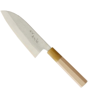 Shiro Kamo Kamo-to Santoku Honba-zuke Abzug 13,5 cm 