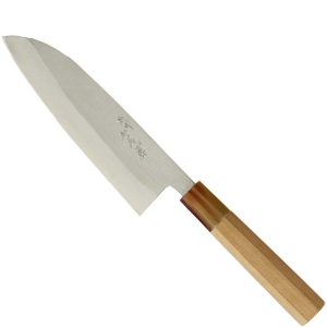 Shiro Kamo Kamo-to Santoku Honba-zuke Abzug 16,5 cm 