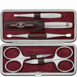 Zwilling Manicure Set Twinox Emblem Rahmenetui braun 5-teilig 