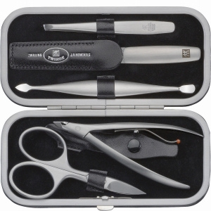 Zwilling Manicure Pediküre Set Twinox Emblem Rahmenetui schwarz 5-teilig 