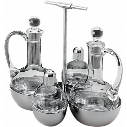Alessi Menage - Öl, Essig und Salz, Pfeffer 