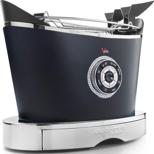 Bugatti Toaster Volo 140 Swarovski - schwarz 