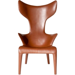 Driade Leder-Sessel Louread by Philippe Starck 