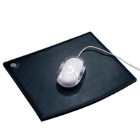 El Casco Mousepad - Leder schwarz 