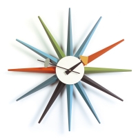 Vitra Wanduhr Sunburst - mehrfarbig 