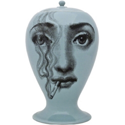 Bitossi Fornasetti Vase Il Fumo fa Male 