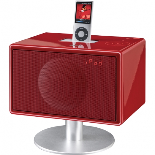 Geneva Model S Soundsystem DAB mit Standfuß - rot 