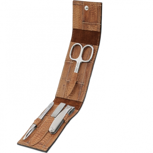 Niegeloh Maniküre Set Gallux braun 4-teilig 