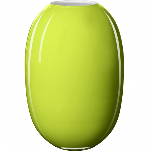 Piet Hein Vase Super Opal Glas 50 cm - grün 