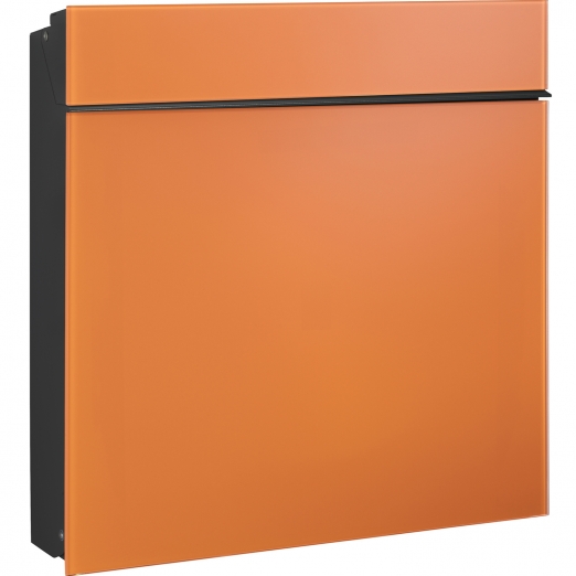 Serafini Briefkasten Flat Wide Glas - orange 