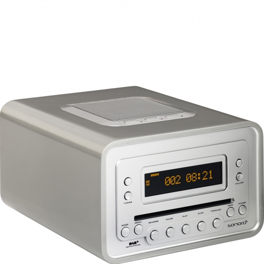 Sonoro Cubo Radio DAB+ Cd-Player - silber 