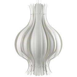Verner Panton Leuchte Onion weiß Ø 65 cm - Höhe 90 cm