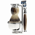 Mühle Rasier-Set 4-tlg. Silberspitz