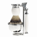 Mühle Rasier-Set 4-tlg. Porzellan